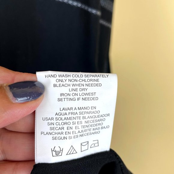 Gibson & Latimer Black Boho Swing Sleeveless Top M - Picture 7 of 8